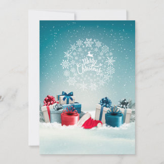 Weihnachtsgeschenk Einladung