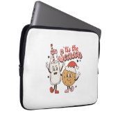 Weihnachtsgeschenk Es ist die Weihnachtszeit Laptopschutzhülle (Vorne Rechts)