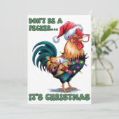 Weihnachtsgeschenk Es ist ein Chritsmas Feiertagskarte (Stehend Vorderseite)