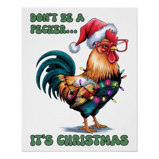Weihnachtsgeschenk Es ist ein Chritsmas Poster (Vorderseite)