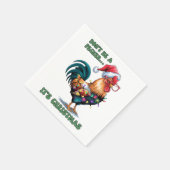 Weihnachtsgeschenk Es ist ein Chritsmas Serviette (Ecke)