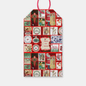 Weihnachtsgeschenk-Etiketten aus der Vergangenheit Geschenkanhänger (Vorderseite)