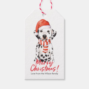 Weihnachtsgeschenk etikettiert niedlichen geschenkanhänger