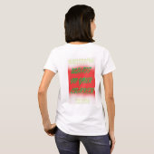 Weihnachtsgeschenk Farben rot weiß grün mit Text T-Shirt (Schwarz voll)