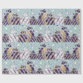 Weihnachtsgeschenk farbenfroh geschenkpapier (Flach)