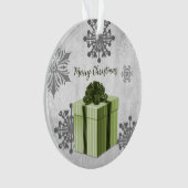 Weihnachtsgeschenk Feiertag Ornament (Vorderseite)