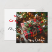 Weihnachtsgeschenk Feiertagskarte (Vorne/Hinten)