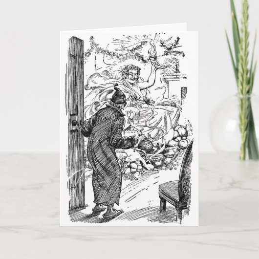 Weihnachtsgeschenk Feiertagskarte (Vorderseite)