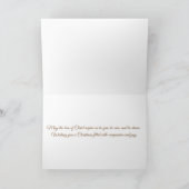 Weihnachtsgeschenk Feiertagskarte (Innenseite)