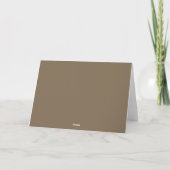 Weihnachtsgeschenk Feiertagskarte (Rückseite)