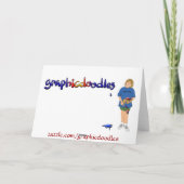 Weihnachtsgeschenk Feiertagskarte (Rückseite)