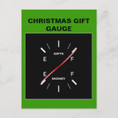 Weihnachtsgeschenk Feiertagspostkarte (Vorderseite)