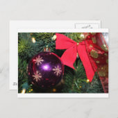 Weihnachtsgeschenk Feiertagspostkarte (Vorne/Hinten)