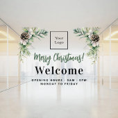 Weihnachtsgeschenk Fensteraufkleber