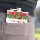 Weihnachtsgeschenk Flachmann