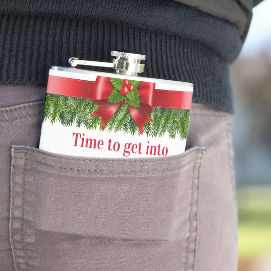 Weihnachtsgeschenk Flachmann