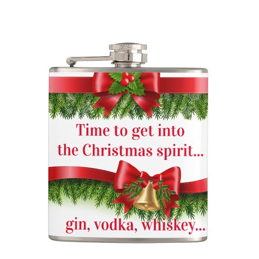 Weihnachtsgeschenk Flachmann