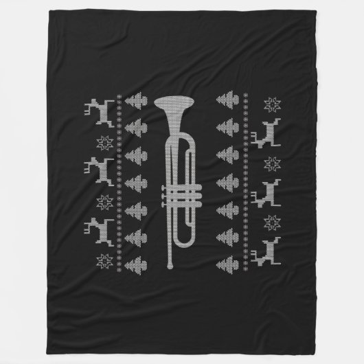 Weihnachtsgeschenk Fleecedecke (Vorderseite)