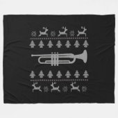 Weihnachtsgeschenk Fleecedecke (Vorderseite (Horizontal))