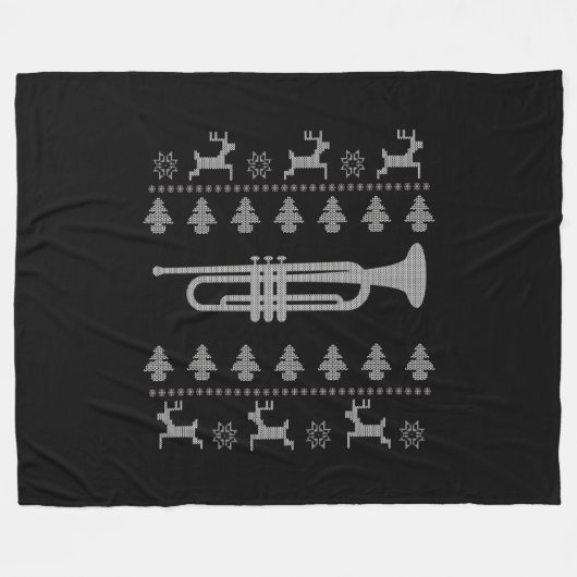 Weihnachtsgeschenk Fleecedecke (Vorderseite (Horizontal))