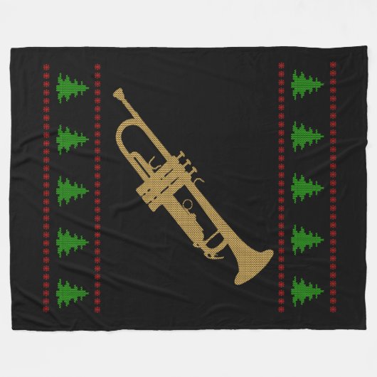 Weihnachtsgeschenk Fleecedecke (Vorderseite (Horizontal))