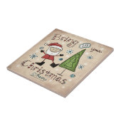 Weihnachtsgeschenk Fliese (Seite)