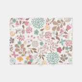 Weihnachtsgeschenk Flora 4 Jahreszeiten Fleecedecke (Vorderseite (Horizontal))