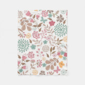 Weihnachtsgeschenk Flora 4 Jahreszeiten Fleecedecke (Vorderseite)