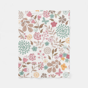 Weihnachtsgeschenk Flora 4 Jahreszeiten Fleecedecke