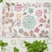 Weihnachtsgeschenk Flora 4 Jahreszeiten Geschirrtuch (Gefaltet)