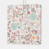 Weihnachtsgeschenk Flora 4 Jahreszeiten Keramikornament (Links)