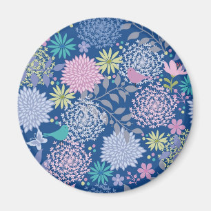 Weihnachtsgeschenk Floral 60. Geburtstag Magnet