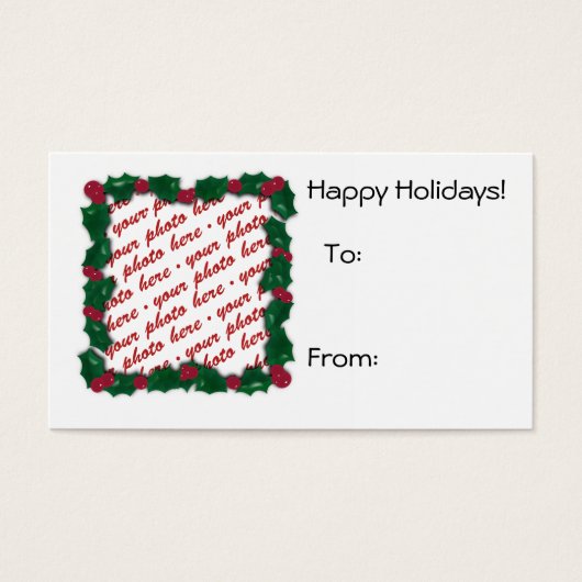 Weihnachtsgeschenk Foto Rahmen (Vorderseite)