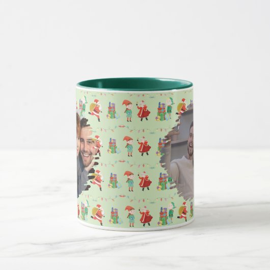 Weihnachtsgeschenk Foto Tasse, Weihnachtsfeiertag, Tasse (Zentrum)