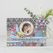 Weihnachtsgeschenk-Fotokarte - Schwiegermutter Karte (Stehend Vorderseite)