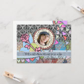 Weihnachtsgeschenk-Fotokarte - Schwiegermutter Karte (Vorderseite/Rückseite Beispiel)