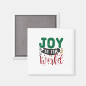 Weihnachtsgeschenk | Freude an der Welt Magnet (Vorderseite/Rückseite)