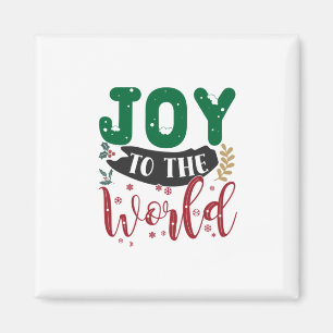 Weihnachtsgeschenk Freude an der Welt Magnet