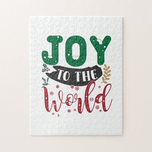 Weihnachtsgeschenk | Freude an der Welt Puzzle (Vertikal)