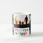 Weihnachtsgeschenk Froh und Hell Benutzerdefiniert Kaffeetasse (Mittel)