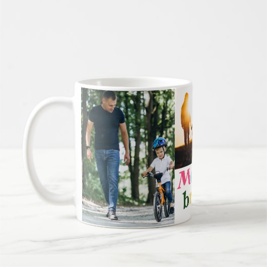 Weihnachtsgeschenk Froh und Hell Benutzerdefiniert Kaffeetasse (Links)