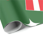 Weihnachtsgeschenk Frohe Weihnachten Grün & Rot Geschenkpapier (Rolleneckpunkt)