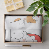 Weihnachtsgeschenk | Frohe Weihnachten mit Katze Seidenpapier (Geschenk)