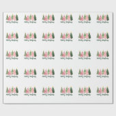 Weihnachtsgeschenk Frohe Weihnachtsbaum Geschenkpapier (Flach)