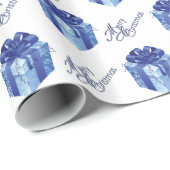 Weihnachtsgeschenk Frohe Weihnachtswrapping Papier Geschenkpapier (Rolleneckpunkt)