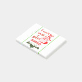 Weihnachtsgeschenk Funny Novelty Design Weihnachte Post-it Klebezettel (angewinkelt)