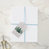 Weihnachtsgeschenk für Aquarellen Geschenkanhänger (Mit Garn)