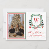 Weihnachtsgeschenk für Aquarellfarben Weihnachtsfe Feiertagskarte (Vorderseite)