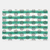 Weihnachtsgeschenk für benutzerdefinierte Unterneh Geschenkpapier Set (Vorderseite 3)