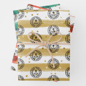 Weihnachtsgeschenk für benutzerdefinierte Unterneh Geschenkpapier Set (Beispiel)